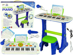 LEAN Toys Elektromos Zongora Billentyűzet Gyerekeknek Blue USB Jegyzetek