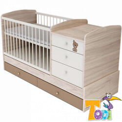 Todi Teddy Kombi Babaágy - 70x120 cm