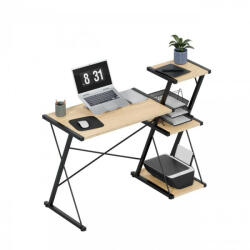 Mark Adler Összecsukható íróasztal, bal és jobb oldalú kivitel, három polccal, 116x50x93cm, Fa