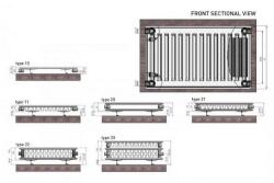 Termo Teknik TermoTeknik STAR 11-EK(C) 600 * 2000 acéllemez lapradiátor