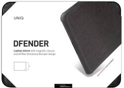 Uniq Tok Dfender Laptop Sleeve 16" Fekete Tok - fizz