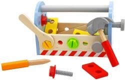 Ginger Home Set de joacă Ginger Home - Unelte din lemn într-o cutie (W03D150) Set bricolaj copii