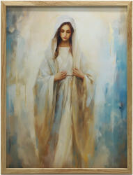  KERET FALI PLAKÁT MARY SACRED BEAUTY 50x70 CM BARNA
