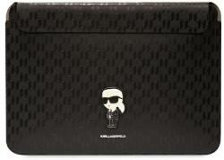 KARL LAGERFELD Tok Klcs16Sakhpkk 16" Fekete Saffiano Monogram Ikonikus - fizz