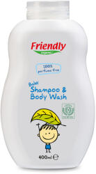 Friendly Organic Бебешки шампоан с органичен овес Friendly Organic - 400 ml, без аромат (FR.01604)
