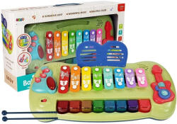 LEAN Toys Baba Zongorák Cintányérok Világító Billentyűk Zene