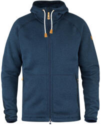 Fjällräven Övik Fleece Hoodie M Размер: L / Цвят: тъмно сив