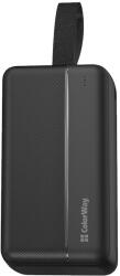 ColorWay CW-PB300LPC2BK-PD Powerbank 30000 mAh 22, 5 W 1.5-5 A/4.5-12 V - Fekete