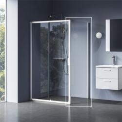 RAVAK Blix II NBLPS 80 fix oldalfal matt fehér+transparent 9BM40E00Z1 (9BM40E00Z1) - benedekszerelveny