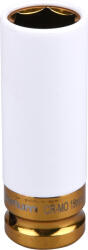 Fortum gépi (impakt) dugófej 1/2", 19 mm; vékonyfalú, ALU felnihez FORTUM