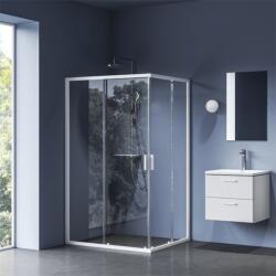 RAVAK Blix II NBLRV2K+NBLRV2K zuhanykabin, 80x120cm, matt fehér+Transparent, 2 ajtóból álló termék 1XM40E00Z1 + 1XMG0E00 (1XM40E00Z1 + 1XMG0E00Z1)