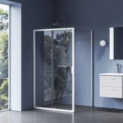 RAVAK Blix II NBLDP2+NBLPS zuhanykabin, 120x80 cm, matt fehér, transparent, két termékből álló kabin 0PMG0E00Z1 + 9BM40E (0PMG0E00Z1 + 9BM40E00Z1)