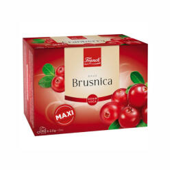 Franck Vörös áfonya ízű gyümölcstea koffeinmentes, filteres (40 db)