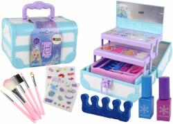 LEAN Toys Beauty Kit Kozmetikai Készlet Kozmetika Make-Up Köröm Készítés Kék Láda
