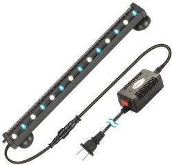 XiLong XL-P90 víz alatti LED akvárium világítás levegőporlasztóval (Kék-fehér)