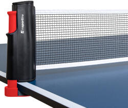 inSPORTline Univerzális pingpong háló inSPORTline Lebrunn, fekete, nejlon, műanyag szerkezet, könnyen meghosszabbítható (29145)