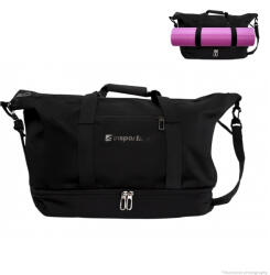 inSPORTline Sport táska inSPORTline Favorio, cipőrekesz, zsebek, vállpánt, pántok a tornaszőnyeg rögzítéséhez, 490 g, 20 l (29129)