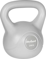 Rebel Kettlebell bituminos 24 kg gri REBEL ACTIVE (L-RBA-2322G-24)