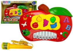 LEAN Toys Elektronikus Apple Piano - Csatlakoztassa A Telefonjához