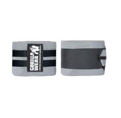 Gorilla Wear - Knee Wraps - Térdbandázs - Szürke/fekete - 200 Cm
