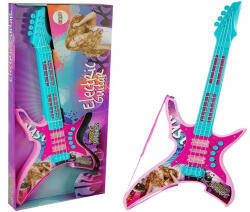 LEAN Toys Elektromos Gitár Rózsaszín 62 cm
