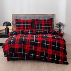  Mikroplüss ágyneműhuzat ALBURY piros Ágyneműhuzat mérete: 2 db 70 x 90 cm | 200 x 220 cm