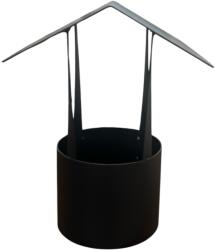  Fekete esővédő sapka (1, 5 mm) 150 mm