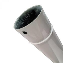  Füstcső Ø118/400 Fehér zománcozott Stebo