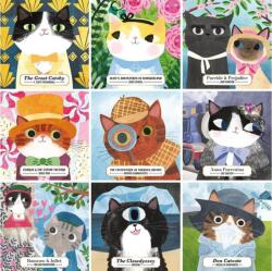 Galison 64905 - Bookish Cats - 500 db-os puzzle (64905)