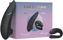 Womanizer Lust&Luxury - vibrator clitoridian și pentru cuplu - set negru (54069190000) Vibrator