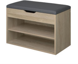 Intenso cipőpad / cipőtároló - 60 cm (sonoma tölgy)