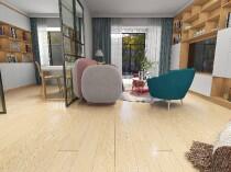  A. D. SPC Padló, 5+1, 5 mm iXPE 122x18, 4 cm I. o - világos barna fa (2074)