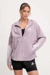 adidas Performance kabát futáshoz HYGLM rózsaszín, átmeneti, JX7382 - rózsaszín S