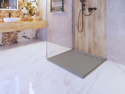 Gamma Erga Almac, SMC zuhanytálca 90 x 90 x 3 cm, szürke matt, ERG-GMA-AL-9090G (ERG-GMA-AL-9090G)