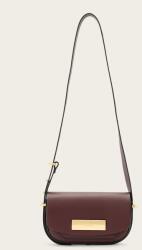 AllSaints bőr táska ETTA - burgundia Univerzális méret - answear - 86 990 Ft