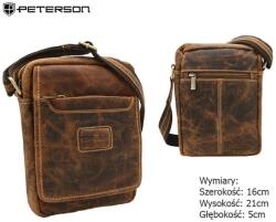 ZELLIA Peterson Férfi Bőr Táska Ptn 1117-Tmh-5825 Tan - Világos Barna (ZLK-ptn-1117tmh5825-t-93953139)