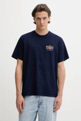 Levi's pamut póló sötétkék, nyomott mintás, 16143 - sötétkék L