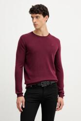 KARL LAGERFELD gyapjú pulóver könnyű, bordó, 554399.655000 - burgundia S