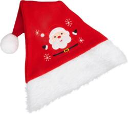 MagicHome Dekoráció MagicHome Karácsony, sapka, piros, 32 x 45 cm