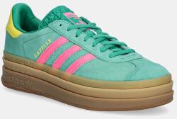 Adidas velúr sportcipő Gazelle Bold - zöld Női 36