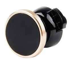  M0754 Univerzális autós telefontartó szellőző rácsra, mágneses fekete/arany