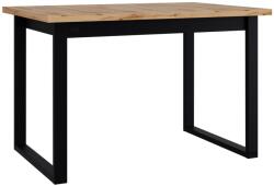  Asztal Victorville 378 (Wotan tölgy + Fekete)