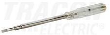 TRACON Fáziskereső csavarhúzó 1P-ellenőrzés 100-400V 3, 5x90mm glimm-kijelzés TRACON - FK (FK)