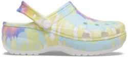 Crocs Saboți Crocs Women's Classic Platform Tie-Dye Graphic Clog
