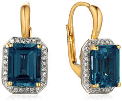 Heratis Forever Fülbevaló London Blue topázzal 1, 69 ct és gyémántokkal Skye IZBR895YBTN