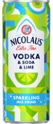 Drinker Nicolaus Vodka & Lime Soda 250ml 4, 9% DRS - vegyesbolt