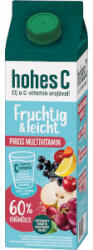 Sió Hohes C 1l 60% Fruchtig&Leicht Piros Multivitamin 11.29. szav - vegyesbolt