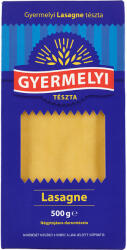 Gyermelyi Gyermelyi tészta 500g Lasagne - 4tojásos - vegyesbolt
