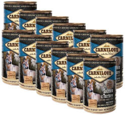 CARNILOVE CARNILOVE Lazac-Pulyka 12x400g