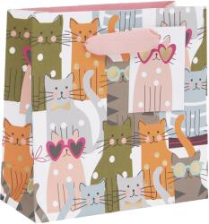 BSB Glick ajándéktasak (14x14x6 cm) macskás (5) (GST39)